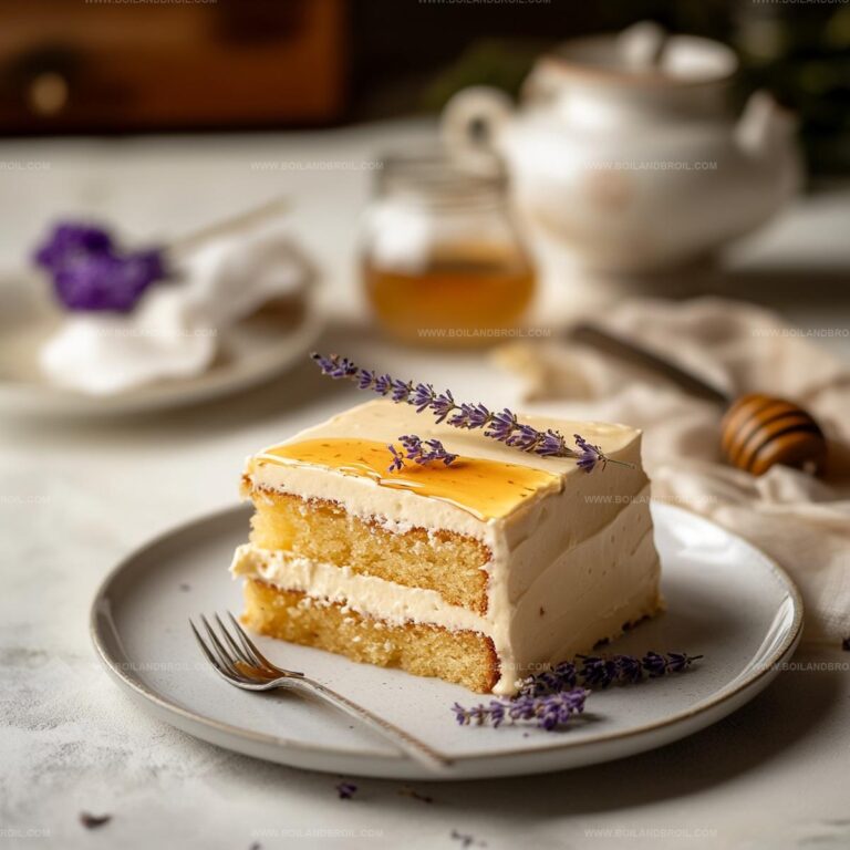 Honey Lavender Sheet Cake Recipe