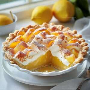 Peach Cream Pie Recipe