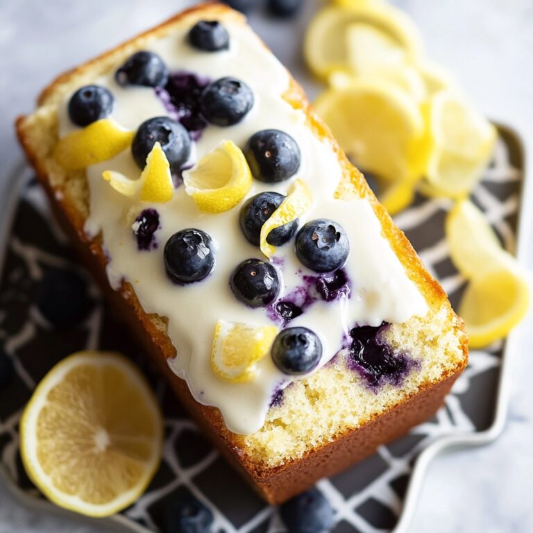 Lemon Blueberry Yogurt Loaf Recipe