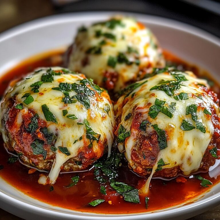 Mozzarella-Stuffed Meatballs Recipe