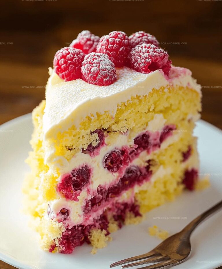 Lemon Raspberry Cake Recipe
