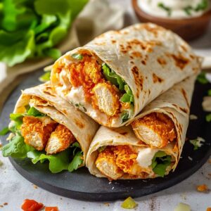 Crispy Buffalo Chicken Wraps Recipe