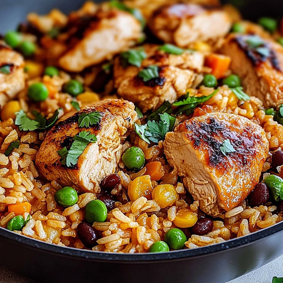 Easy Chicken, Rice and Beans Recipe