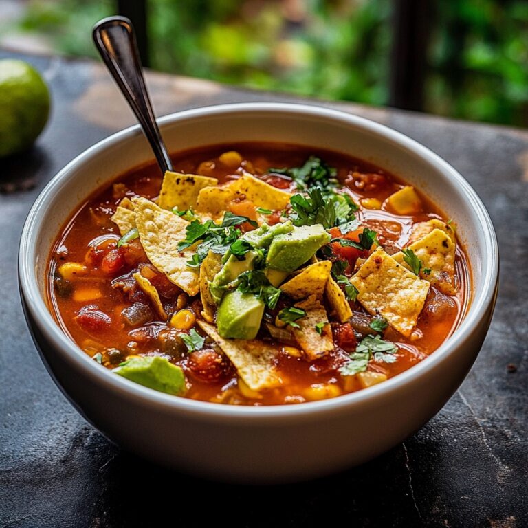 Easy Tortilla Soup Recipe