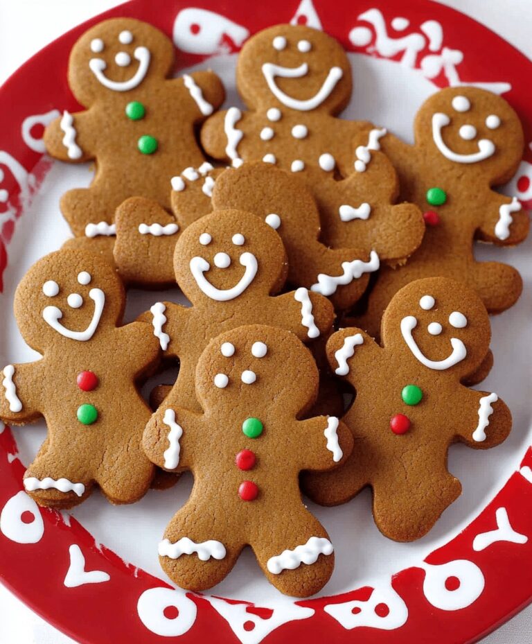 Soft & Chewy Gingerbread Men Cookies Recipe