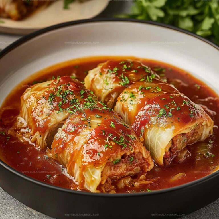 Homestyle Cabbage Rolls Recipe