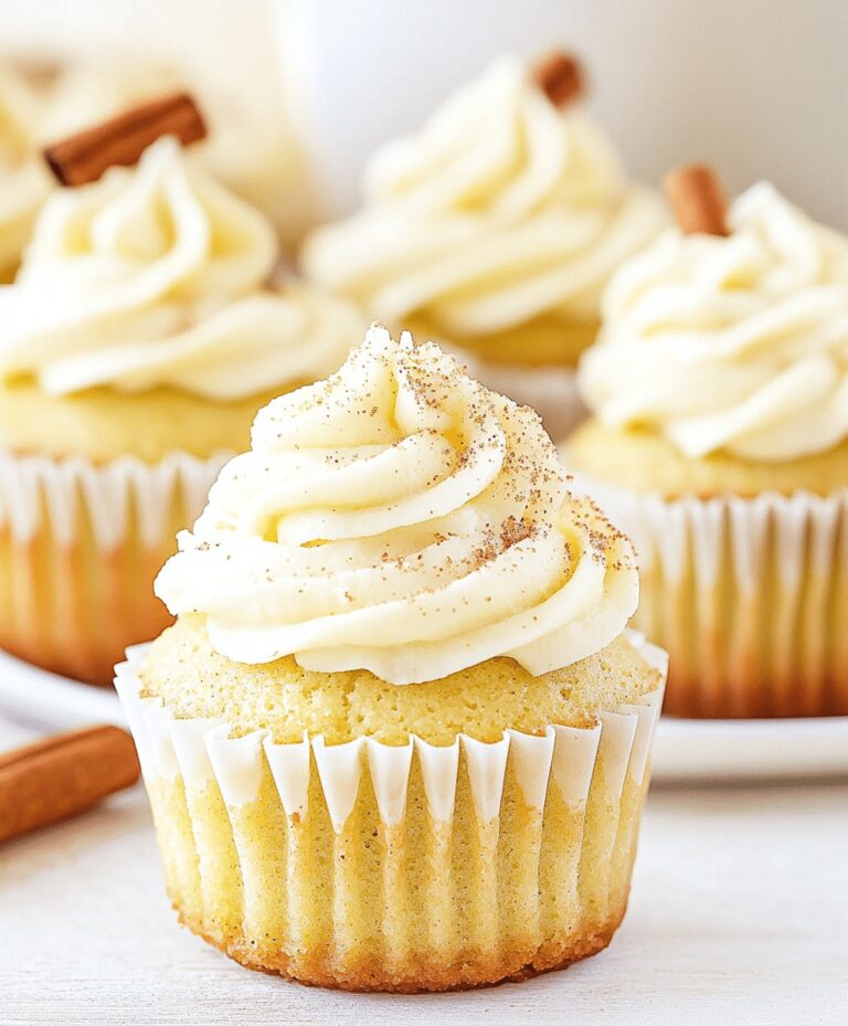 Eggnog Cupcakes Recipe