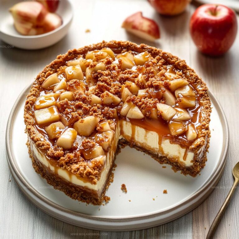 Caramel Apple Pie Cheesecake Delight Recipe