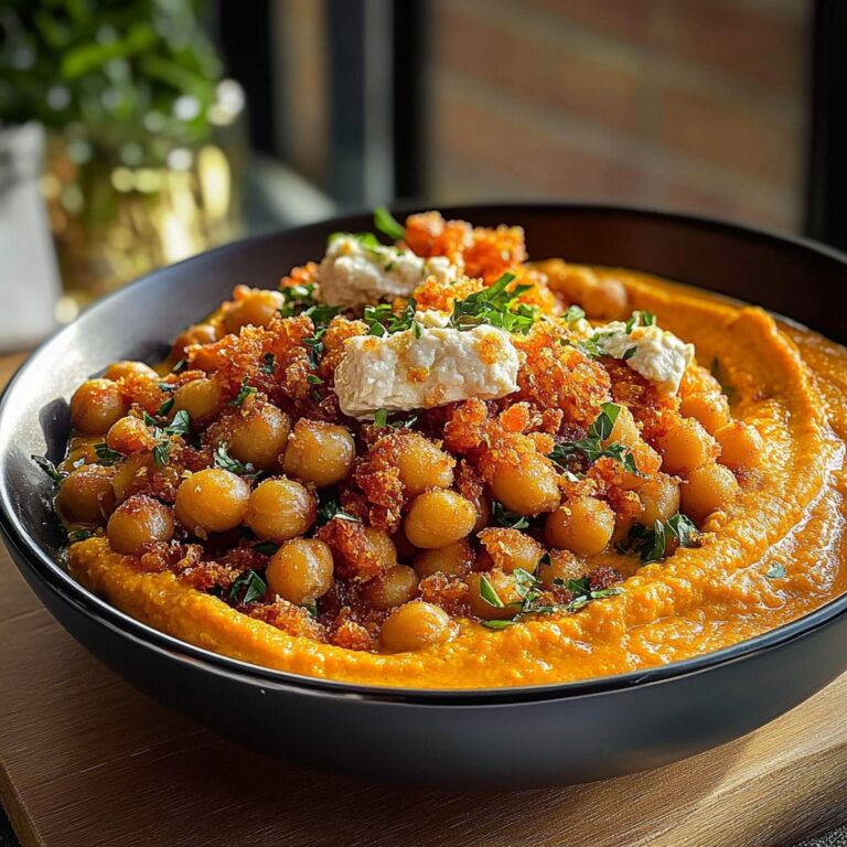 Harissa Carrots with Crispy Chickpeas & Tofu Ricotta Recipe