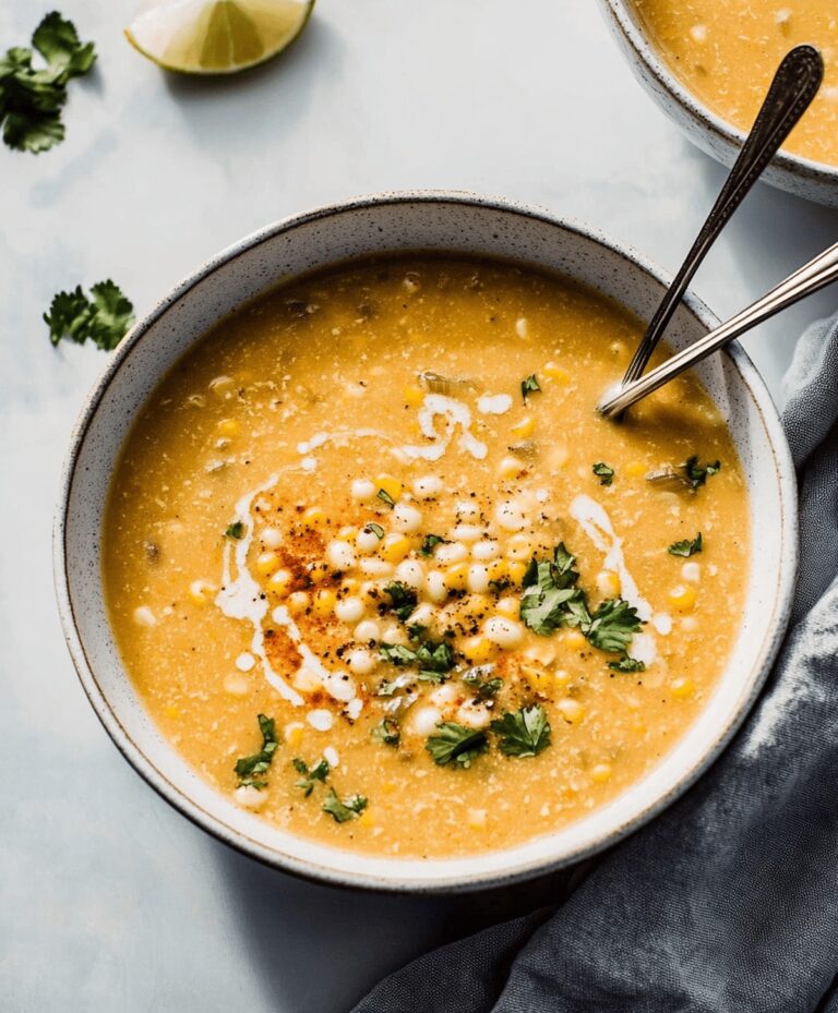Mexican Street Corn Soup Recipe