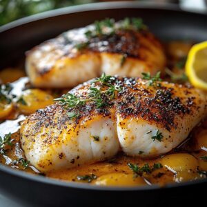 Blackened Cod (One Pan) Recipe