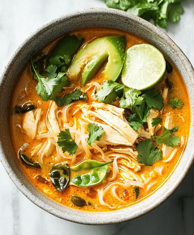 Easy Thai Chicken Curry Soup Recipe