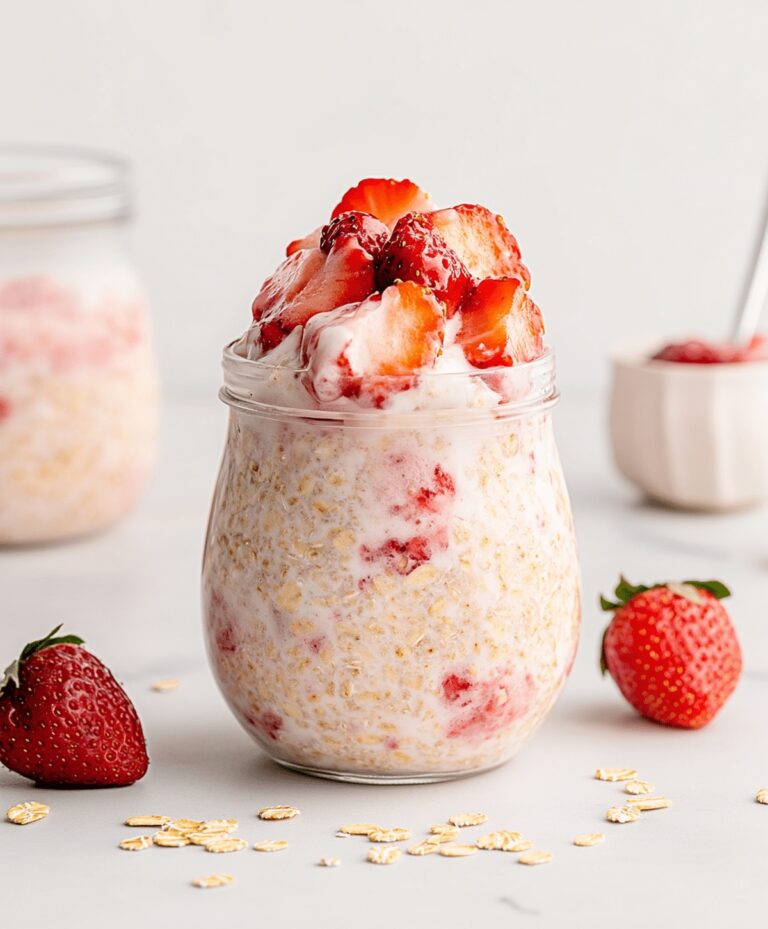 Strawberry Overnight Oats Recipe