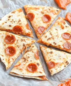 Super Easy Pepperoni Pizza Quesadillas Recipe