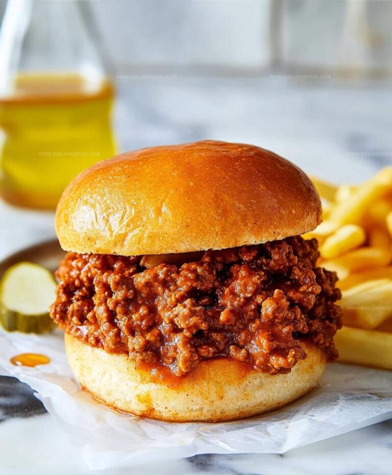Homemade Sloppy Joe Recipe