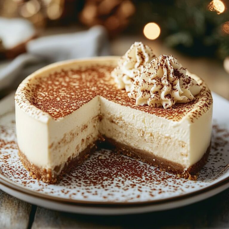 Decadent Eggnog Cheesecake Recipe