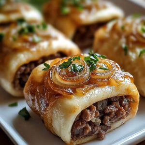 French Onion Beef Roll-Ups Recipe