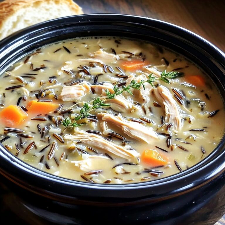 Slow Cooker Chicken Wild Rice Soup Recipe