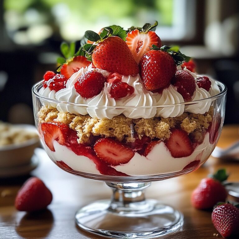 Decadent Strawberry Cheesecake Trifle Recipe