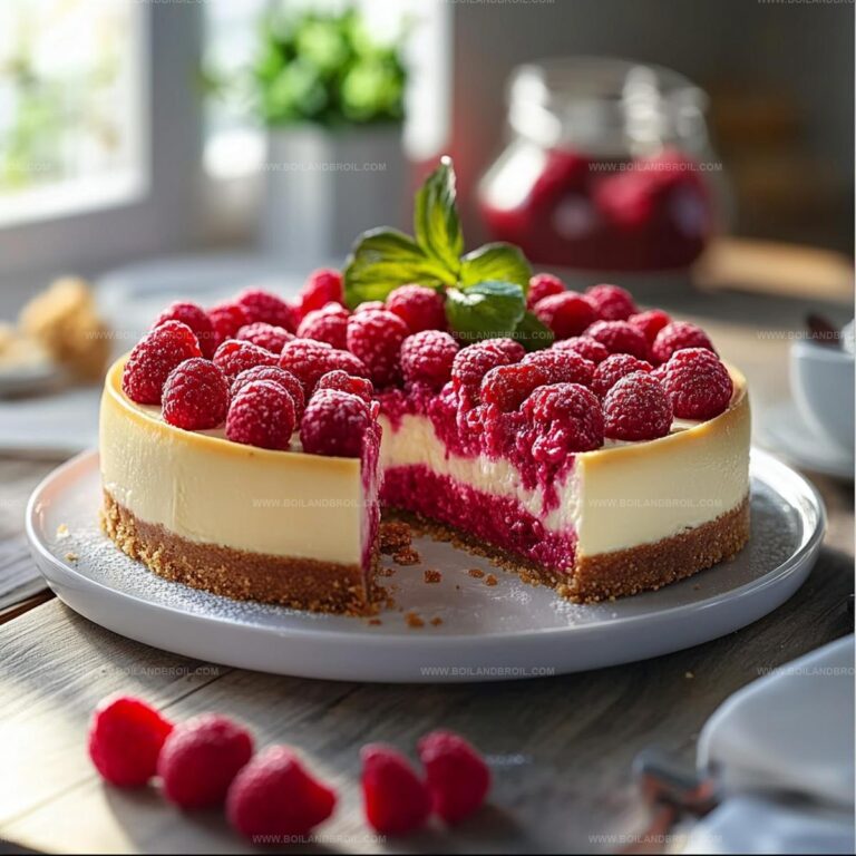 Raspberry Goat Cheese Cheesecake Recipe