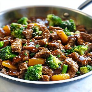 Beef Stir Fry with Honey Pepper Sauce Recipe
