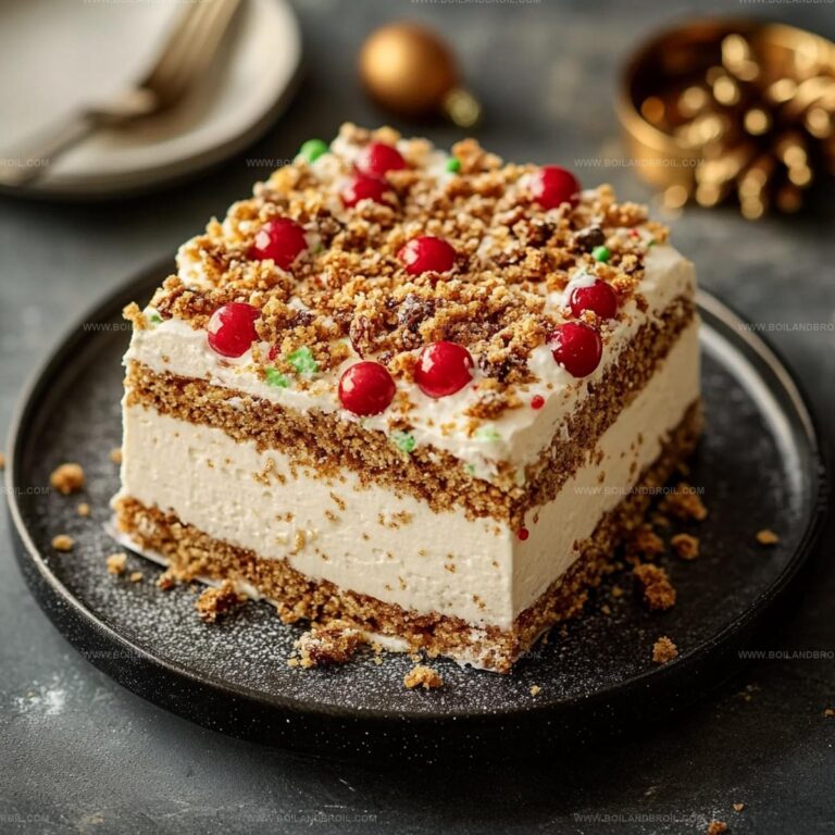 Christmas Crunch Cake Recipe
