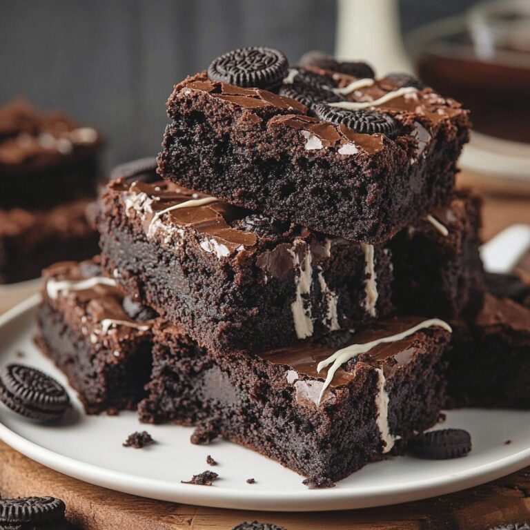 Oreo Truffle Brownies Recipe