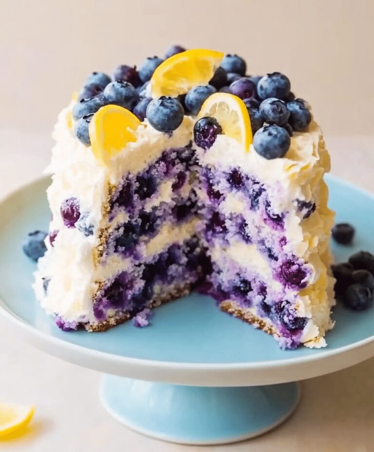 Lemon Blueberry Cake Recipe