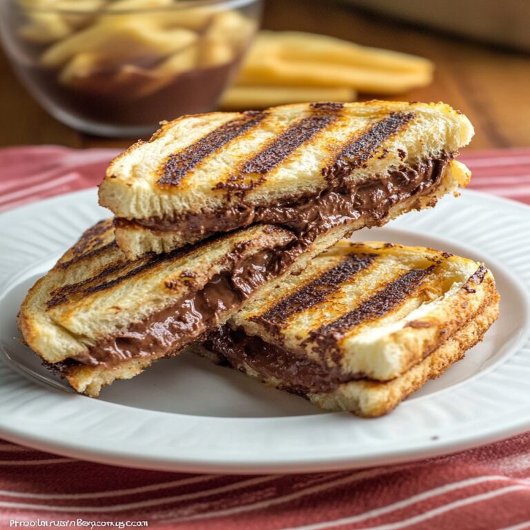 Chocolate-Hazelnut Panini Recipe