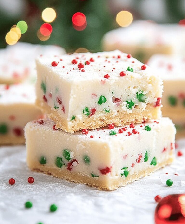 Easy Festive Christmas Sugar Cookie Bars Recipe