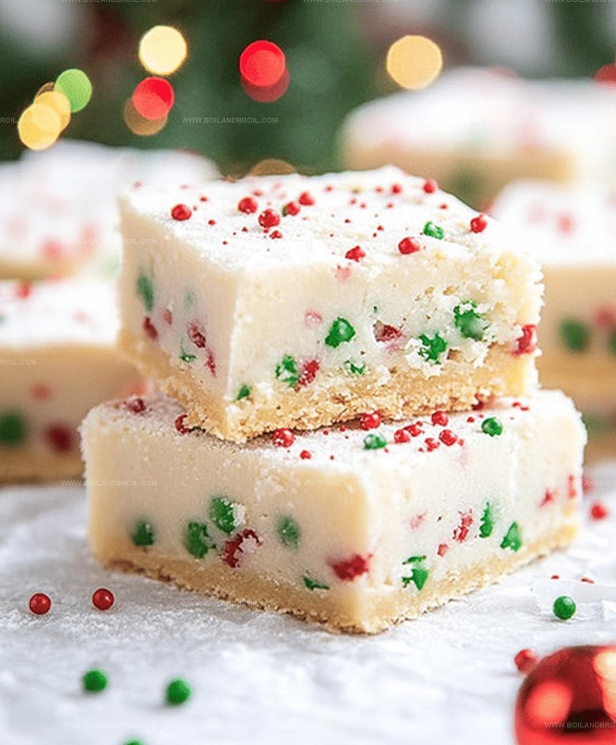 Easy Festive Christmas Sugar Cookie Bars Recipe