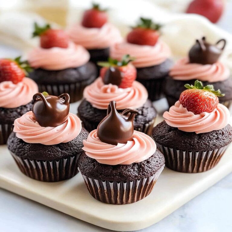 Chocolate Covered Strawberry Cupcakes Recipe