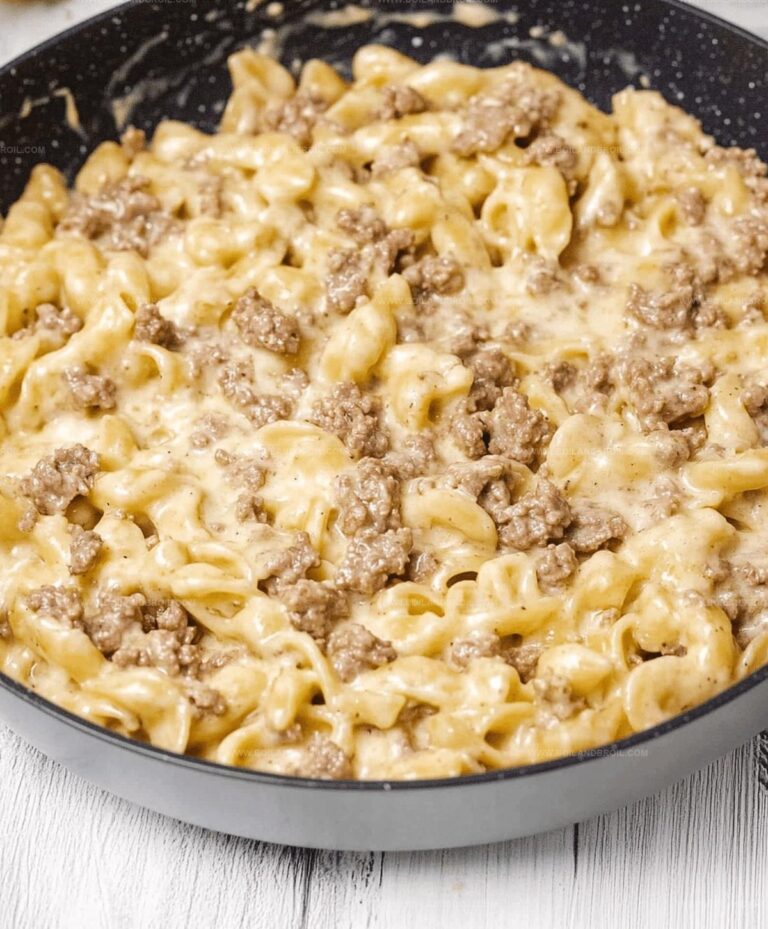 Ground Beef Alfredo Recipe