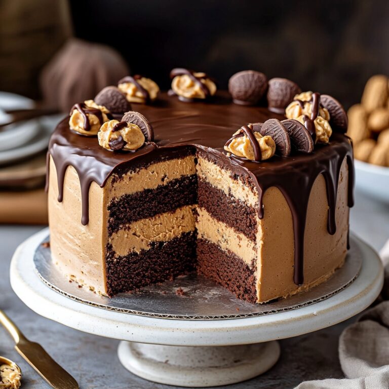 Decadent Chocolate Peanut Butter Cake Recipe