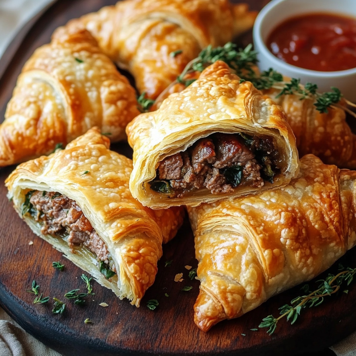 Savory Beef Wellington Turnovers Recipe