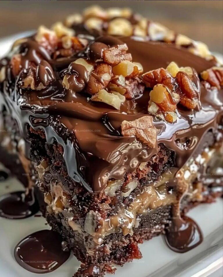 German Chocolate Poke Cake Recipe