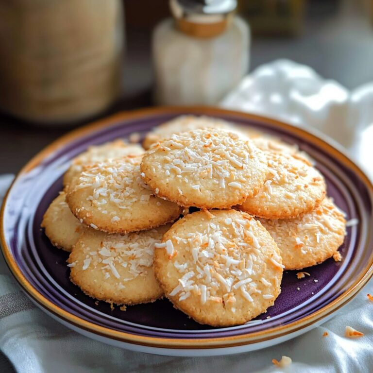 Toasted Coconut Shortbread Cookies Recipe