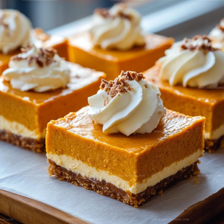 Decadent Pumpkin Cheesecake Bars Recipe