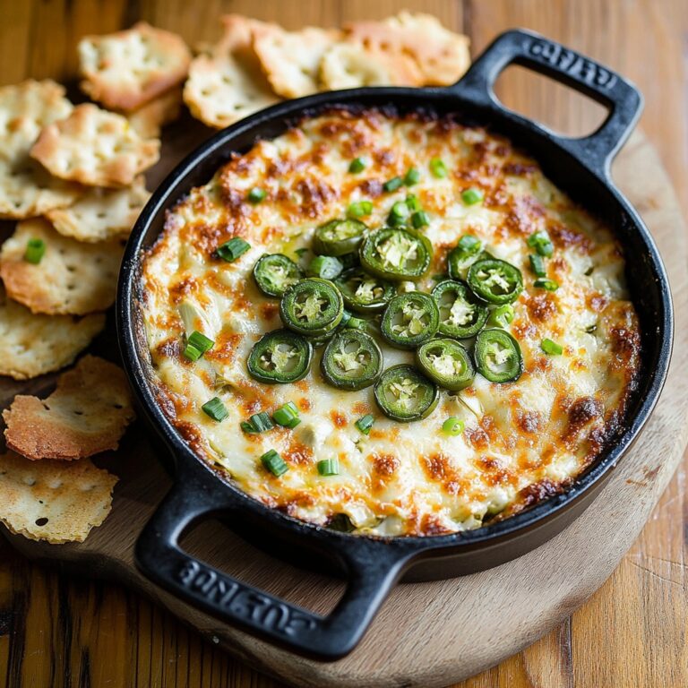 Creamy Baked Jalapeno Artichoke Dip Recipe