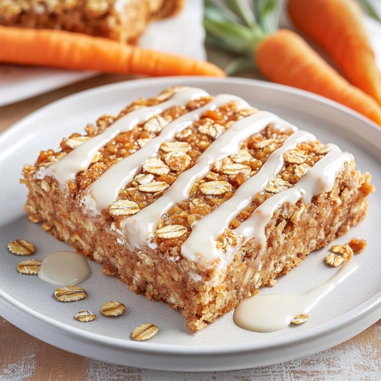 Carrot Cake Oatmeal Bars Recipe