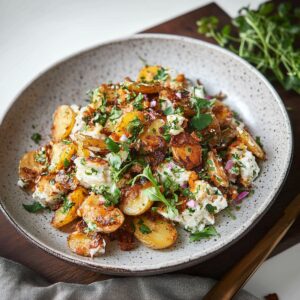 Crispy Smashed Potato Salad Recipe