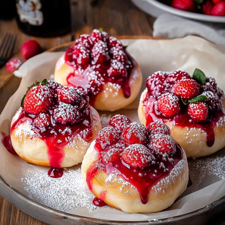 Strawberry Cheesecake Vatrushka Buns Recipe
