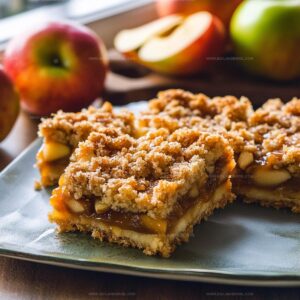 Caramel Apple Crumb Bars Delight Recipe