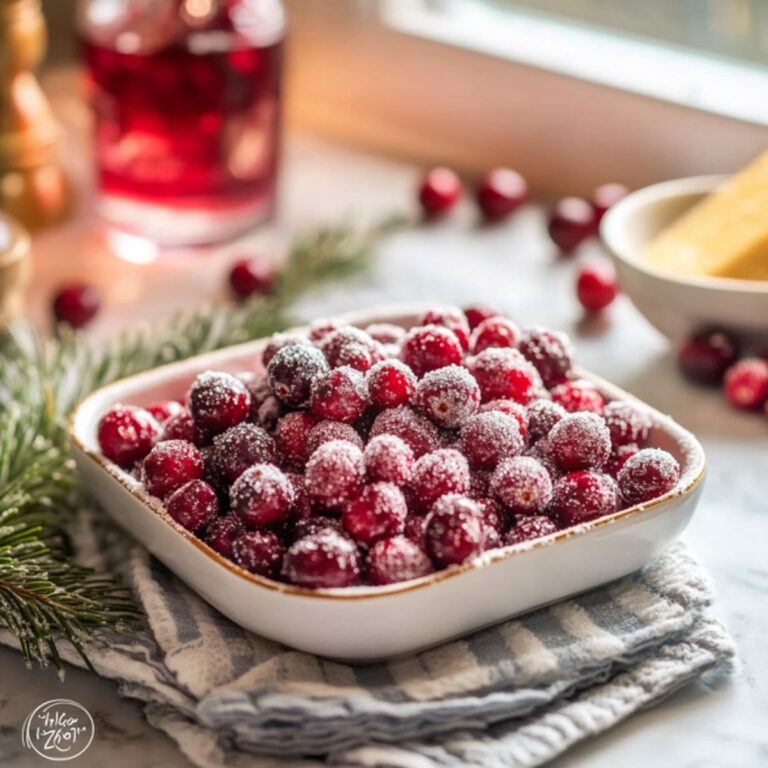 Sparkling Sugared Cranberries Recipe