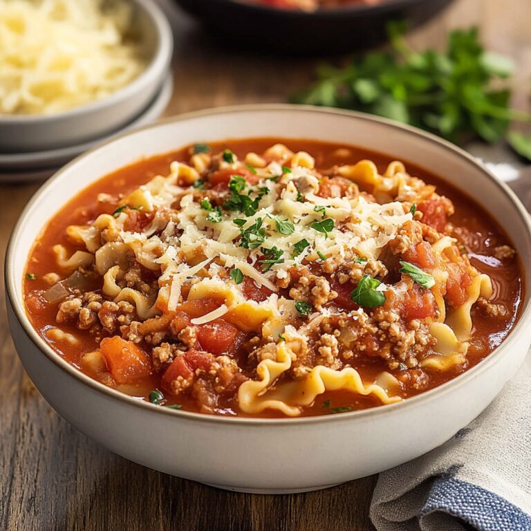 Hearty Lasagna Soup Recipe