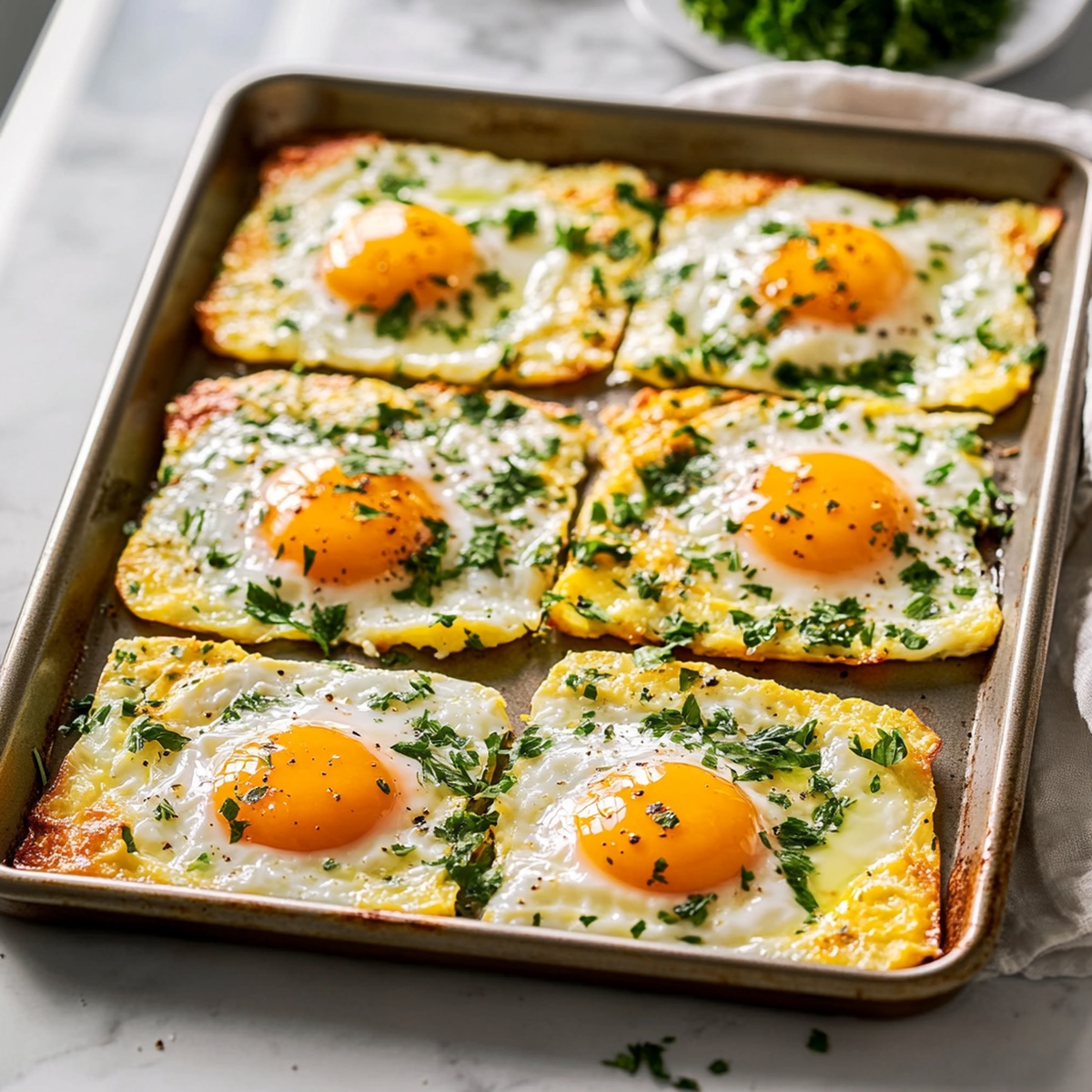 Easy Sheet Pan Eggs Recipe