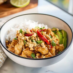 Peanut Chicken in the Slow Cooker Recipe
