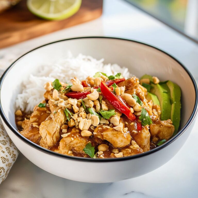 Peanut Chicken in the Slow Cooker Recipe