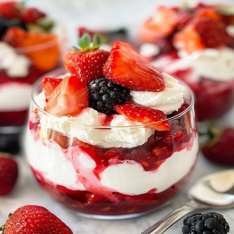Vanilla Yogurt and Berry Trifle Recipe