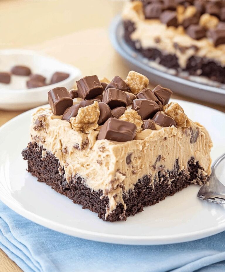 Reeses Peanut Butter Poke Cake Recipe